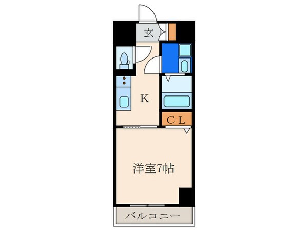 フェリオ清水の物件間取画像